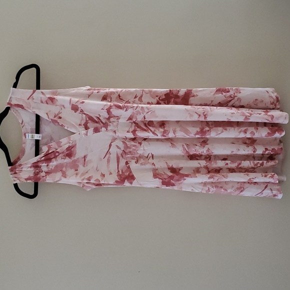 Womens Tie Dye Sleeveless Dress Light Pink sz Small - Picture 1 of 10